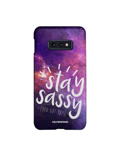 

CelfieDesign Stay Sassy - Slim Case for Samsung S10E, Multi