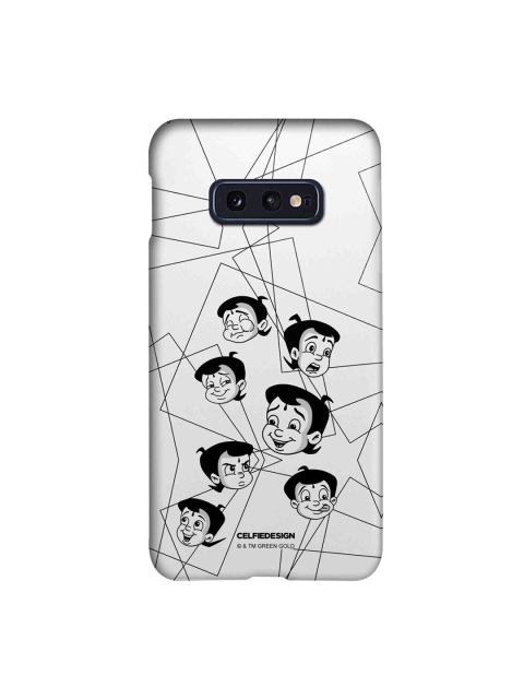 

CelfieDesign White & Black Bheem Printed Slim Case For Samsung S10E
