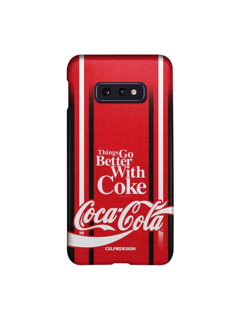 

CelfieDesign Red & White Better With Coke Samsung Galaxy S10E Slim Back Case
