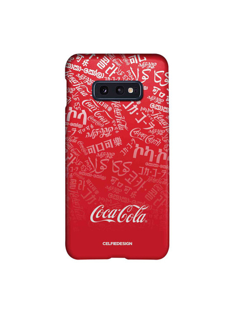 

CelfieDesign Red & White Coca-Cola Slim Back Case for Samsung S10E