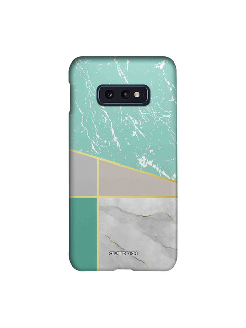 

CelfieDesign Green Marble Sheen Printed Slim Case For Samsung S10E