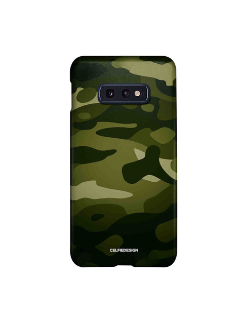 

CelfieDesign Green Camouflage Army Green Samsung S10E Slim Back Case