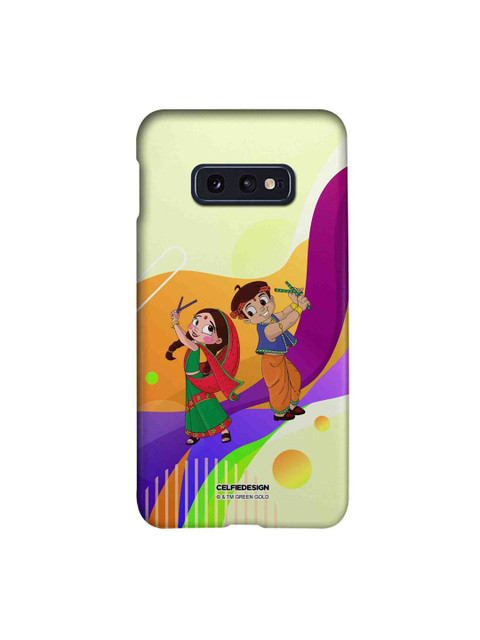 

CelfieDesign Multicolored Dancing Bheem And Chutki Samsung Galaxy S10E Slim Back Case, Multi