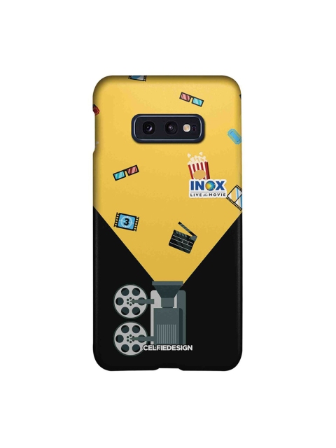 

CelfieDesign Yellow & Black Inox Cinema Printed Samsung S10E Slim Back Case