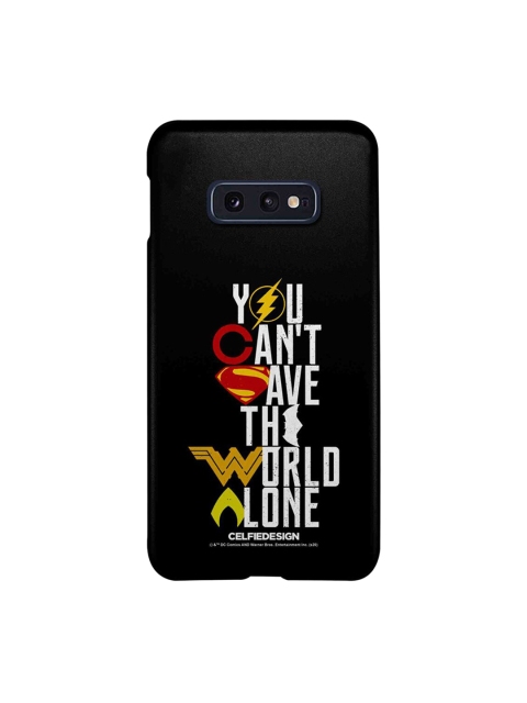 

CelfieDesign Black Justice League Motto Slim Case for Samsung S10E