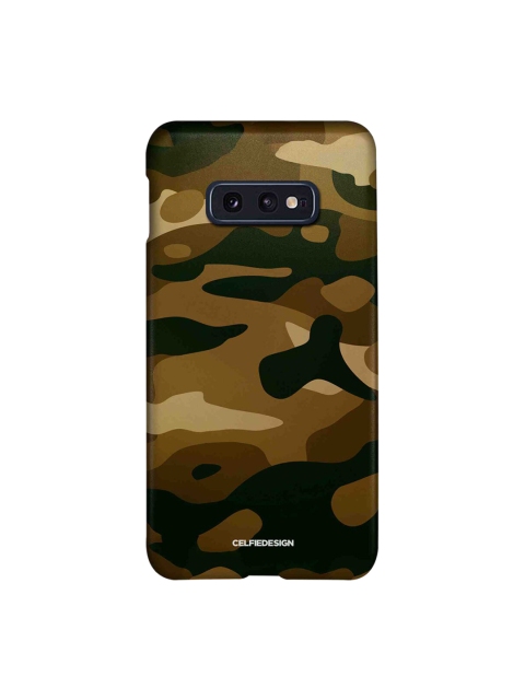 

CelfieDesign Black & Brown Camo Field Drab Samsung Galaxy S10E Slim Back Case