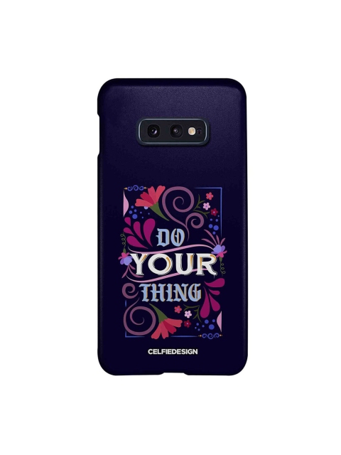 

CelfieDesign Navy Blue Do Your Thing Slim Case for Samsung S10E