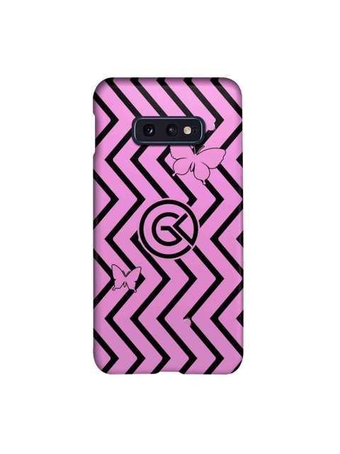 

CelfieDesign Pink & Black Bolt Pink Samsung S10E Slim Back Case