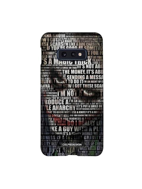 

CelfieDesign Joker Quotes Printed Samsung S10E Slim Back Case, Multi