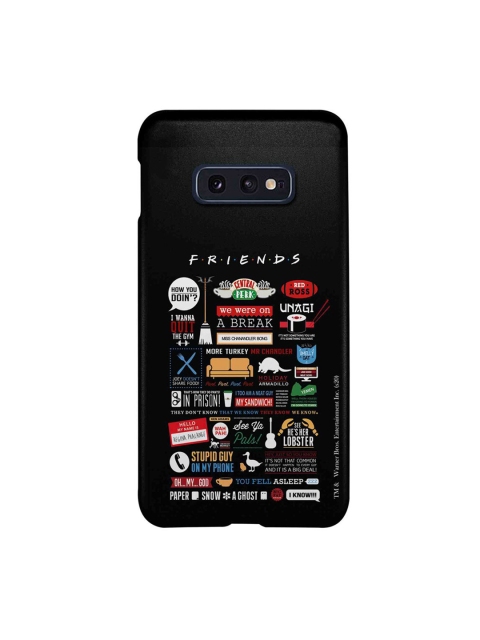 

CelfieDesign Black Friends Infographic Samsung S10E Slim Back Case