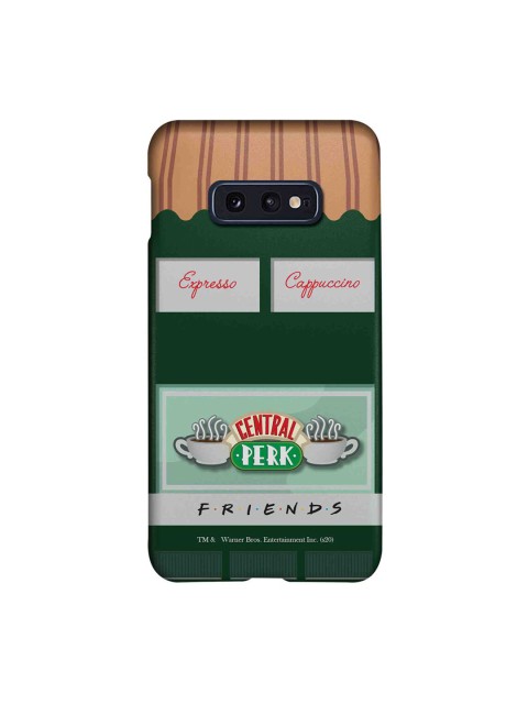 

CelfieDesign White & Green Central Perk Samsung Galaxy S10E Slim Back Case