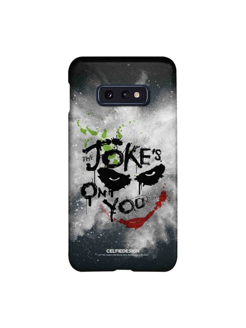 

CelfieDesign Black & White The Jokes On You Samsung Galaxy S10E Slim Back Case