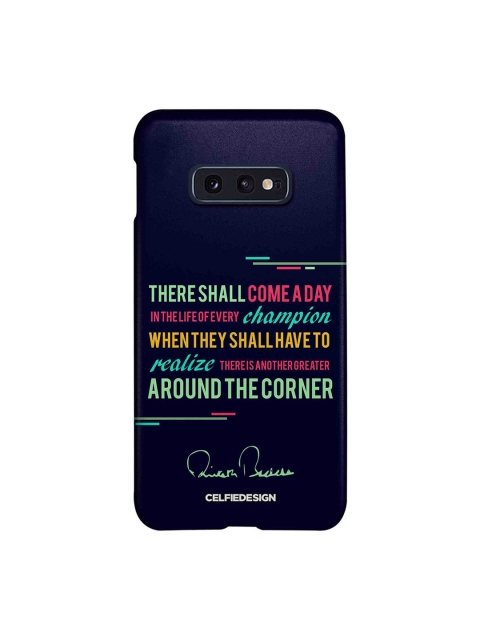 

CelfieDesign Blue Champion AB Quotes Samsung S10E Slim Case
