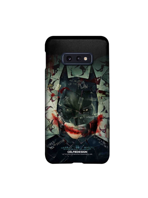 

CelfieDesign Bat Joker Printed Samsung S10E Slim Back Case, Multi