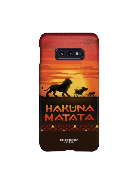 

CelfieDesign Multicoloured Hakuna Matata Samsung S10E Slim Back Case, Multi
