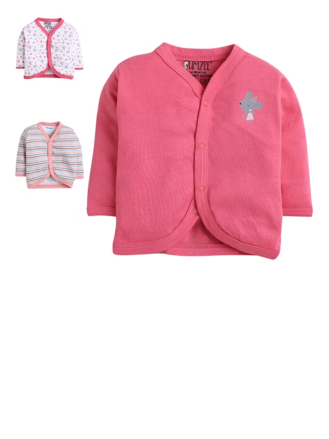 

Hopscotch Girls 3 Comfort Pure Cotton Casual Shirts, Pink