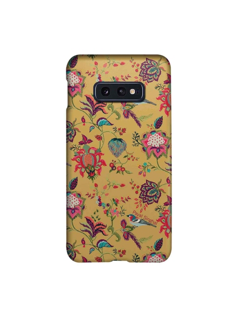 

CelfieDesign Mustard Yellow & Red Payal Singhal Chidiya Samsung Galaxy S10E Slim Back Case