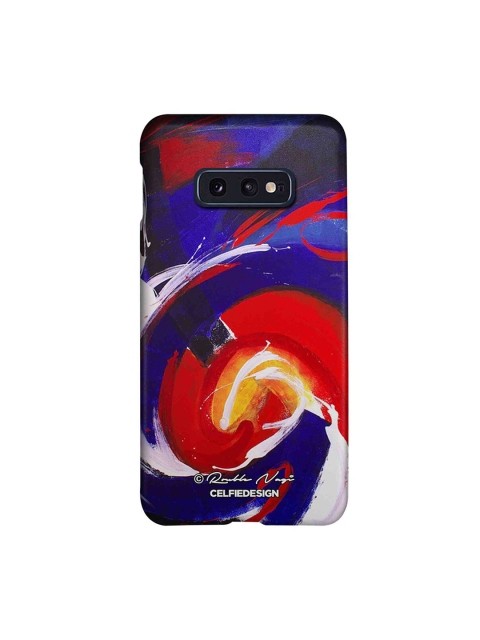

CelfieDesign Multicoloured Waves Print Samsung S10E Back Case, Multi