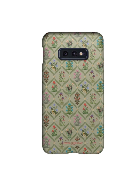 

CelfieDesign Olive Green Payal Singhal Mughal Motifs Samsung S10E Slim Back Case