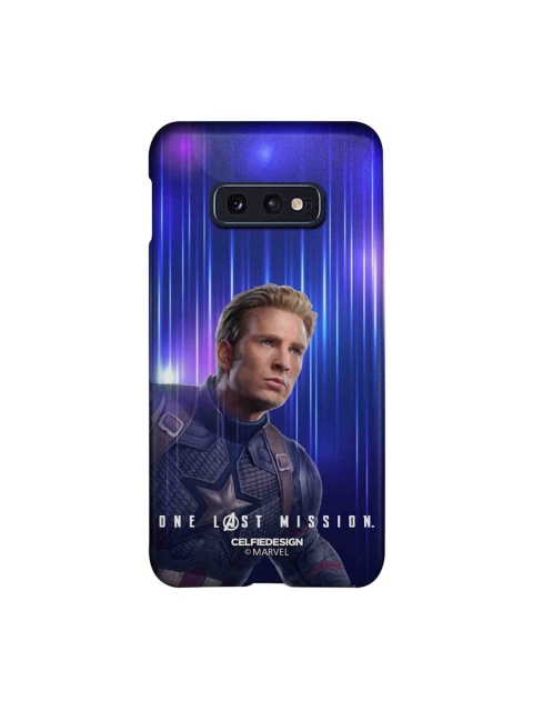 

CelfieDesign Blue & Purple One Last Mission Printed Samsung S10E Back Case