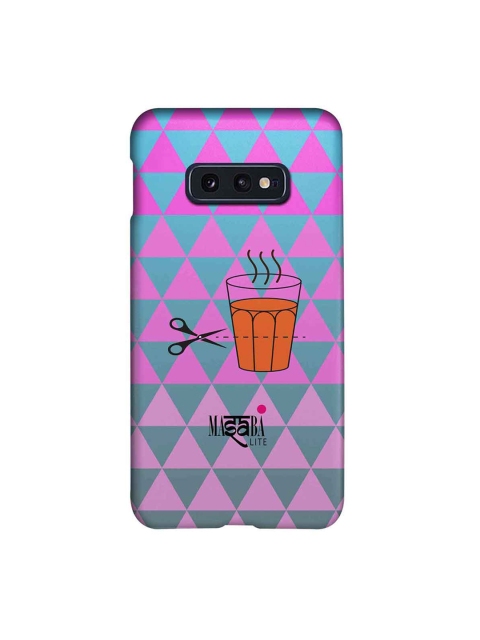 

CelfieDesign Pink & Turquoise Blue Masaba Cutting Chai Samsung S10E Slim Back Case