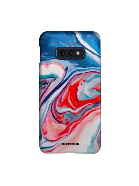 

CelfieDesign Blue & Multicoloured Liquid Funk Slim Case for Samsung S10E