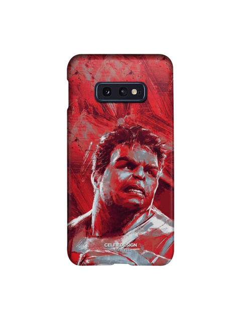 

CelfieDesign Red & Grey Charcoal Art Hulk Printed Samsung S10E Back Case