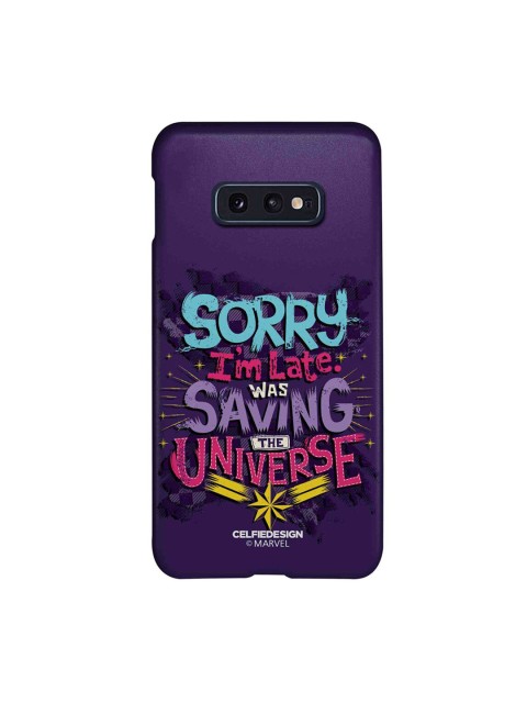 

CelfieDesign Purple Saving The Universe Samsung S10E Slim Case