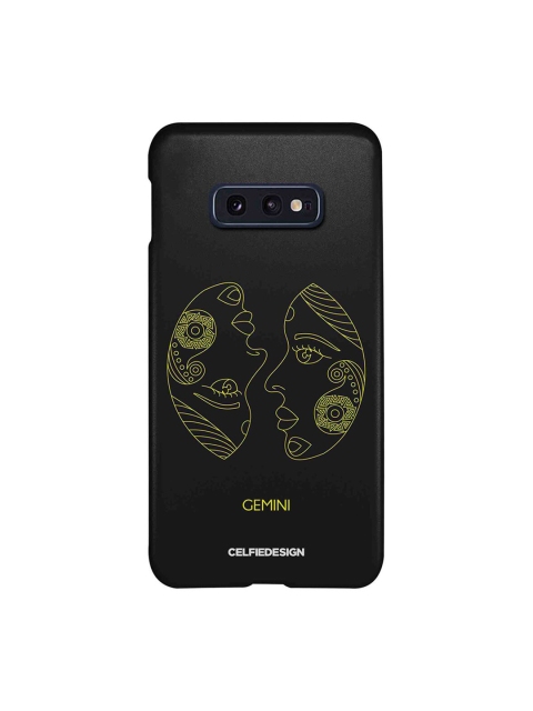 

CelfieDesign Black & Yellow Gemini Print Samsung S10E Back Case