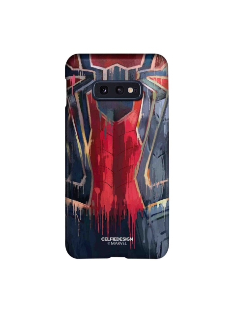 

CelfieDesign Red & Charcoal Grey Grunge Suit Spidey Slim Back Case for Samsung S10E