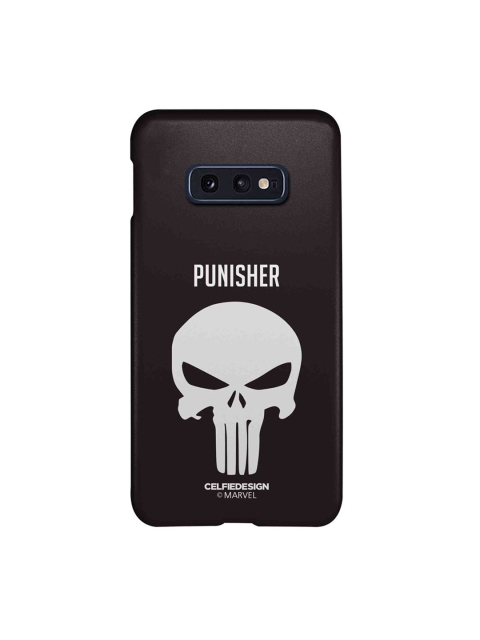 

CelfieDesign Punisher Symbol Printed Samsung S10E Slim Back Case, Black