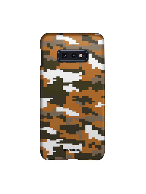 

CelfieDesign Tan Brown Camouflage Pixel Slim Case For Samsung S10E