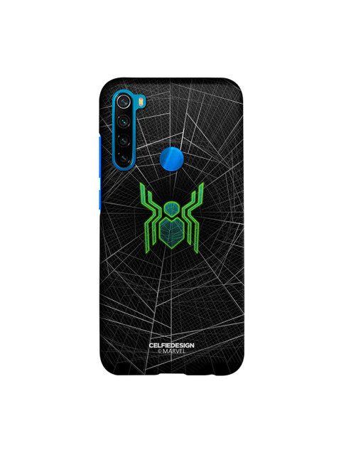 

CelfieDesign Spiderman Logo Web Printed Xiaomi Redmi Note 8 Slim Back Case, Black