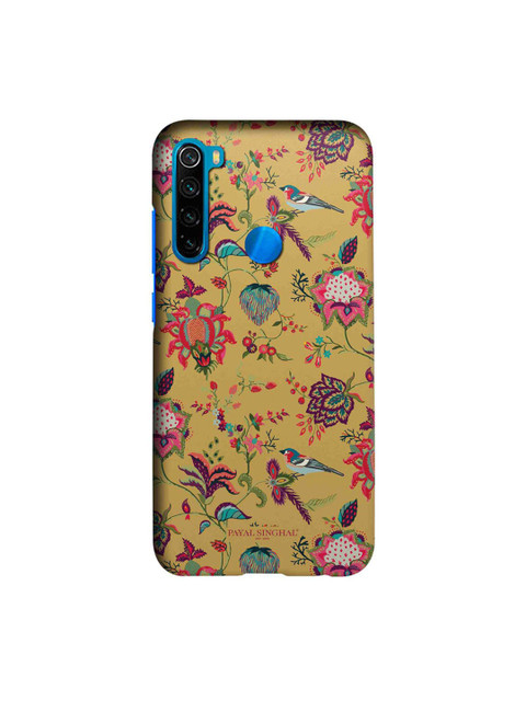 

CelfieDesign Mustard Yellow & Red Payal Singhal Chidiya Xiaomi Redmi Note 8 Slim Back Case