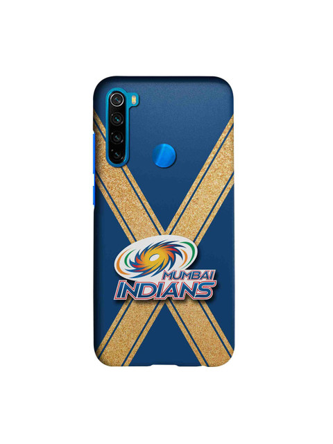 

CelfieDesign Navy Blue & Gold Mumbai Indians Crest Xiaomi Redmi Note 8 Slim Back Case