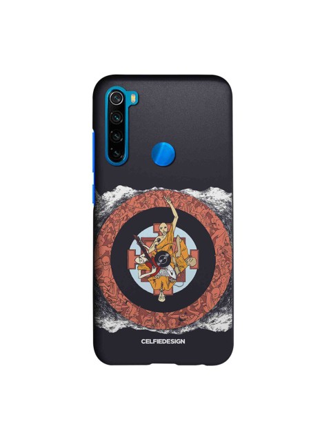 

CelfieDesign Multicolored Rock Baba Cover Xiaomi Redmi Note 8 Slim Back Case, Multi
