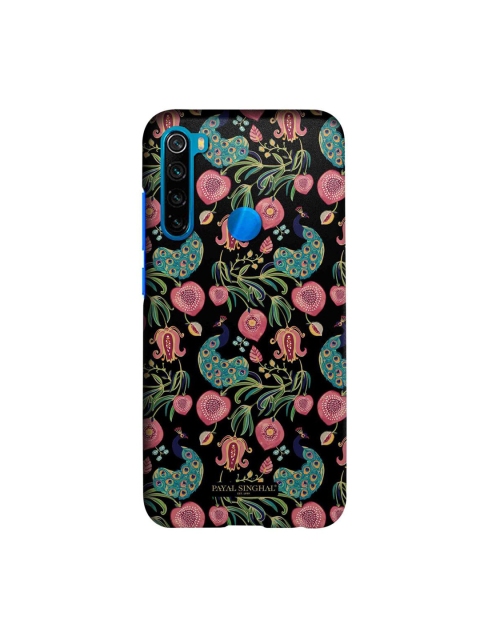 

CelfieDesign Multicoloured Payal Singhal Anaar & Mor Print Xiaomi Redmi Note 8 Back Case, Multi