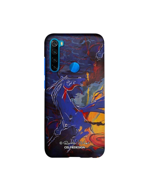 

CelfieDesign Abstract Printed Slim Case For Xiaomi Redmi Note 8, Blue