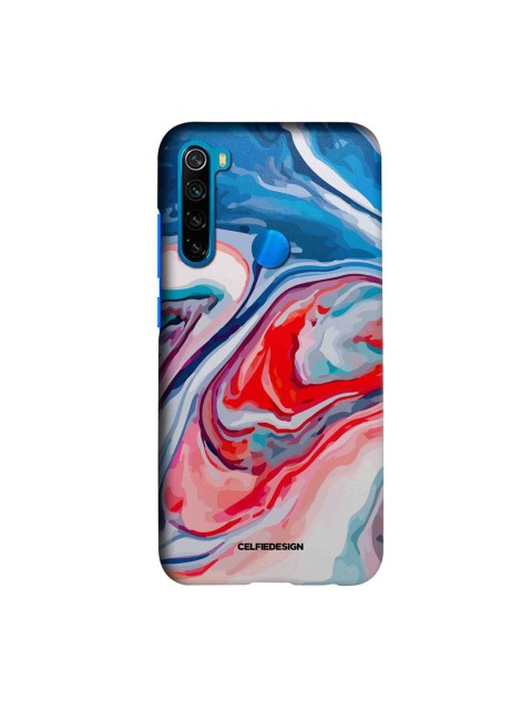 

CelfieDesign Liquid Funk Blue Printed Xiaomi Redmi Note 8 Slim Back Case