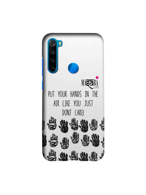 

CelfieDesign Black & White Masaba Hands Up Redmi Note 8 Slim Back Case