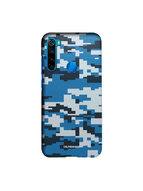 

CelfieDesign Multicolored Camo Pixel Cerulean Xiaomi Redmi Note 8 Slim Back Case, Multi