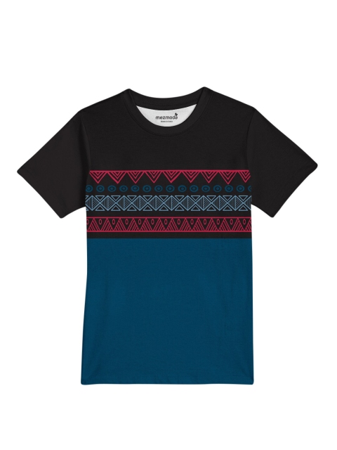 

mezmoda Boys Multicoloured Printed T-shirt, Multi