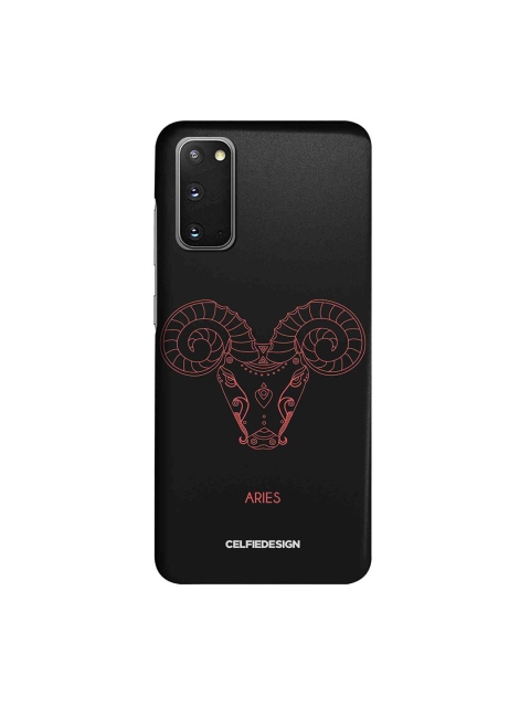 

CelfieDesign Black & Red Aries Samsung S20 Plus Slim Back Case