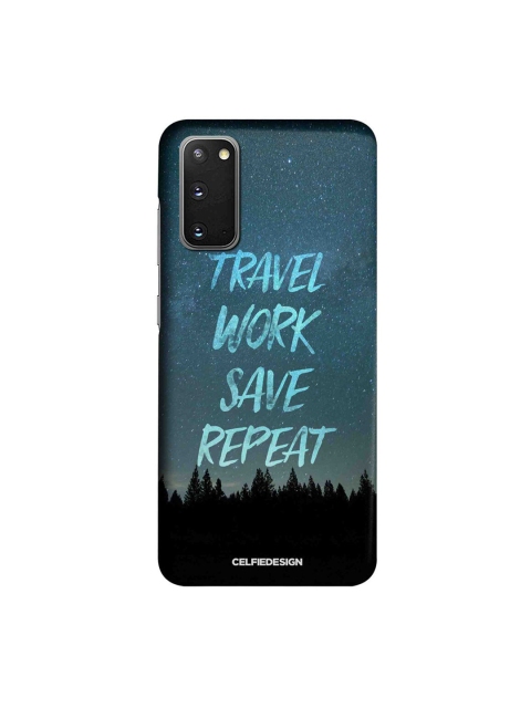

CelfieDesign Multicoloured Travel Work Save Repeat Samsung Galaxy S20 Slim Back Case, Multi