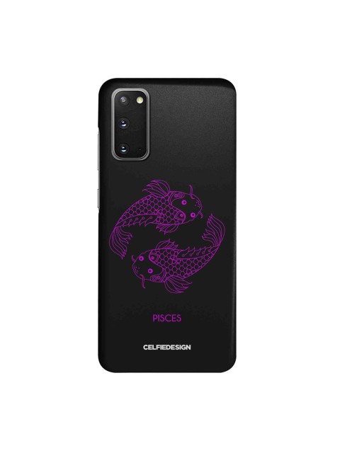 

CelfieDesign Black & Purple Pisces Samsung S20 Slim Back Case