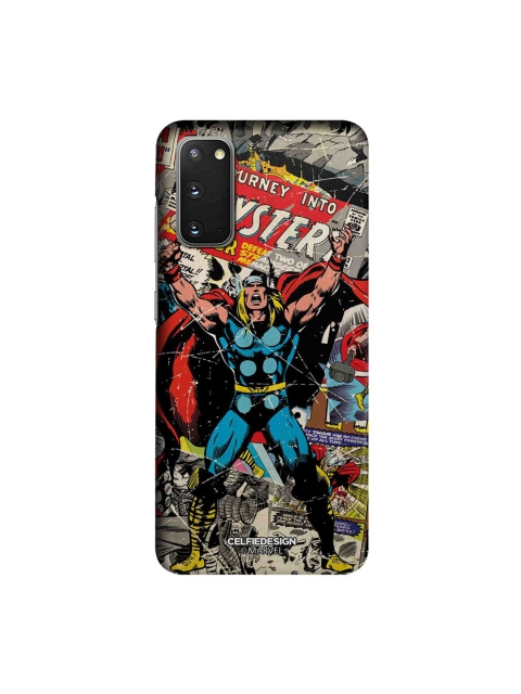 

CelfieDesign Multicoloured Comic Thor Samsung Galaxy S20 Slim Back Case, Multi