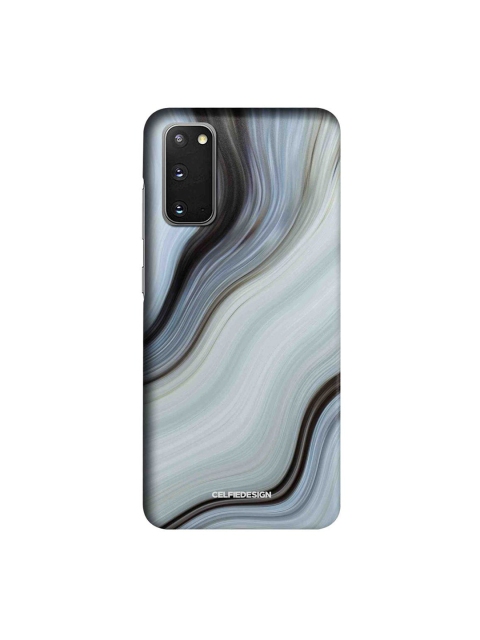 

CelfieDesign Black & White Liquid Funk White Samsung S20 Slim Back Case