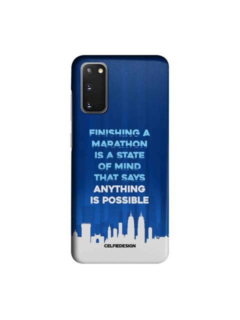 

CelfieDesign Blue & White Anything Is Possible Samsung S20 Slim Back Case