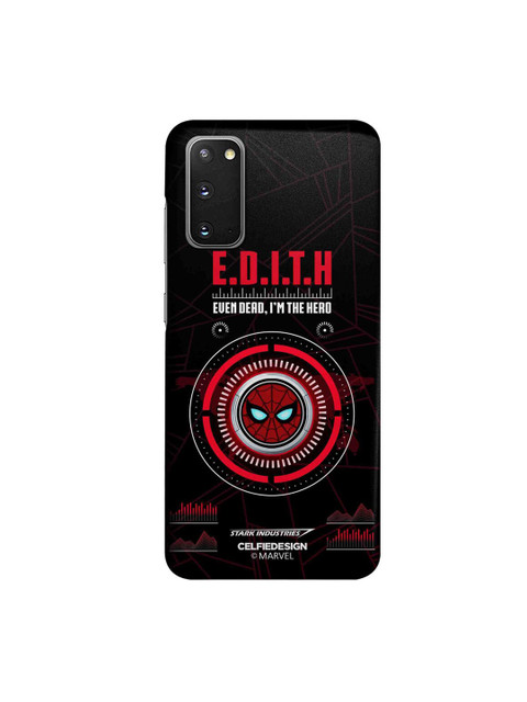

CelfieDesign Black & Red Hello Edith Samsung S20 Slim Back Case