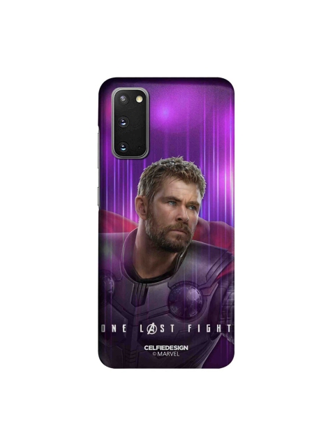 

CelfieDesign Purple & Silver One Last Fight Samsung S20 Slim Back Case